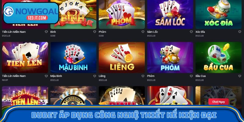Bubet áp dụng công nghệ thiết kế hiện đại
