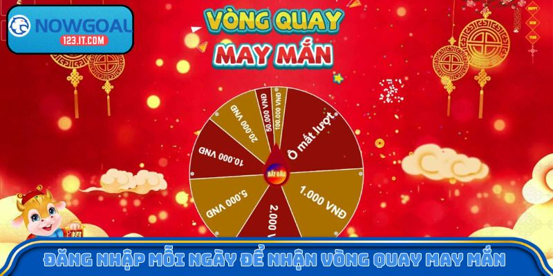 Đăng nhập mỗi ngày để nhận vòng quay may mắn 