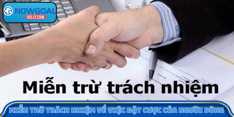 Miễn trừ trách nhiệm về việc đặt cược của người dùng
